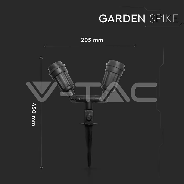 V-TAC VT-7045 Външно Тяло за Земя Двойно