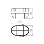 Kanlux 70522 Канално осветително тяло MILO E27 220V