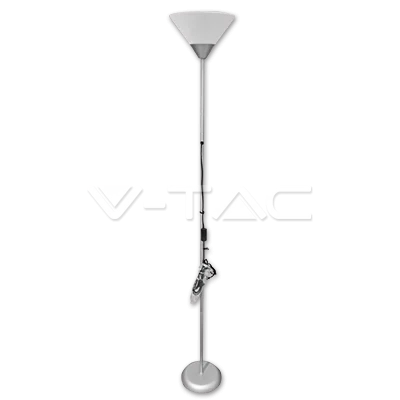 V-TAC VT-7056 Лампион 60W Е27 Сребърно Тяло