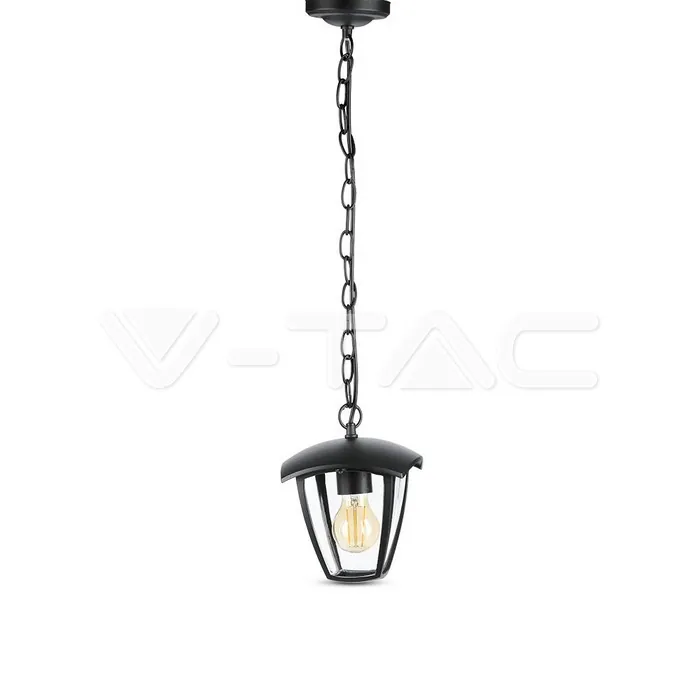 V-TAC VT-7058 Градинска Висяща Лампа E27 Черен IP44