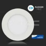 V-TAC VT-706 6W LED Панел Premium SAMSUNG Чип Кръг 3000K
