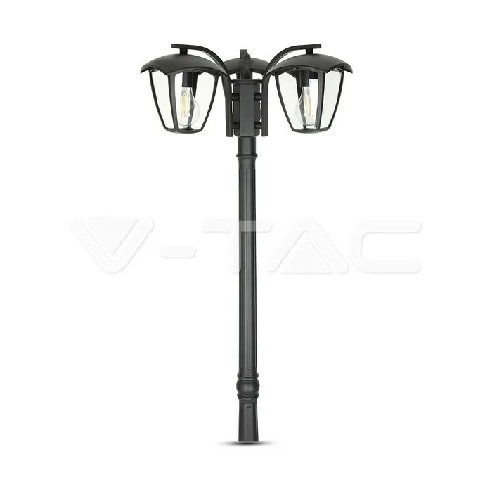 V-TAC VT-7063 Градиснки Лампа 3ХE27 1990мм Черен IP44