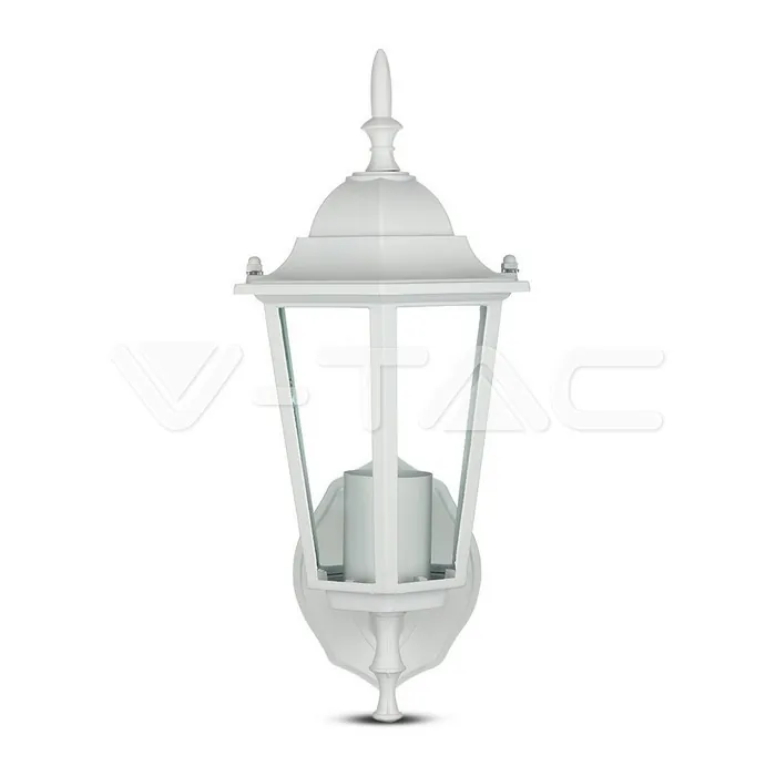V-TAC VT-7067 Аплик за Стена E27 Бял Мат На Горе