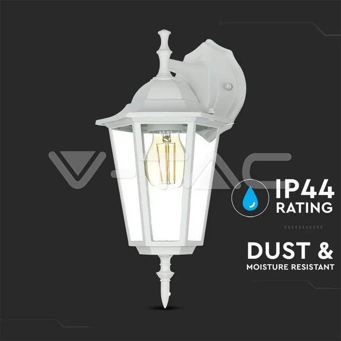 V-TAC VT-7069 Аплик за Стена E27 Бял Мат На Долу