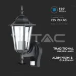 V-TAC VT-7074 Градиснки Стълб 30см Мат Черен