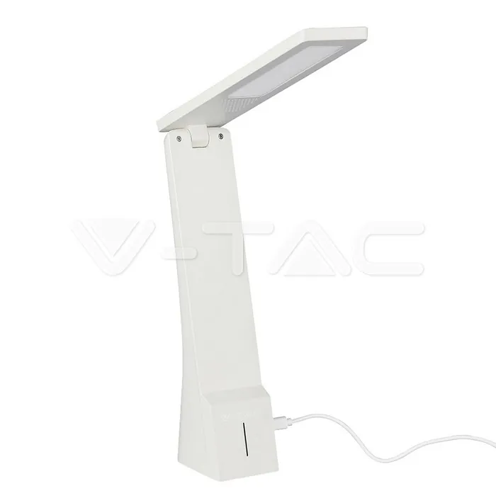 V-TAC VT-7098 4W LED Настолна Лампа Бяло + Сребристо