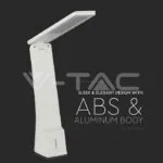 V-TAC VT-7098 4W LED Настолна Лампа Бяло + Сребристо
