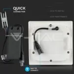 V-TAC VT-715 18W LED Панел Premium SAMSUNG Чип Квадрат 3000K