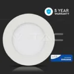 V-TAC VT-725 24W LED Панел Premium SAMSUNG Чип Кръг 4000K