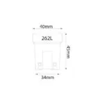 VITO 7320040 E27 с Метална Порцеланова Фасунга