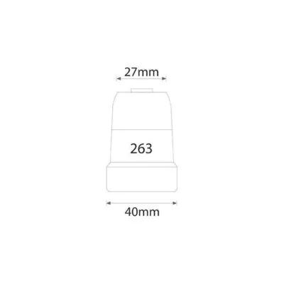 VITO 7320050 E27 PORCELAIN Фасунга