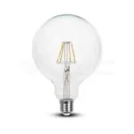 V-TAC VT-7427 LED Крушка 6W Filament E27 G125 6400K