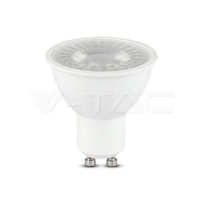 V-TAC VT-7498 LED Крушка 6W GU10 Пластик Лупа 4000K CRI 95+