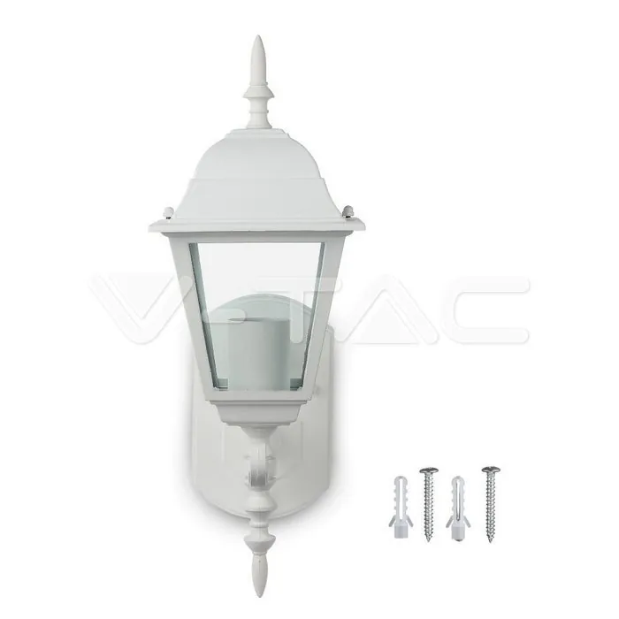 V-TAC VT-7520 Фенер за Стена Четиристен Бял Малък