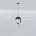 V-TAC VT-7529 Градински Фенер 1 x E27 Черен Висящ