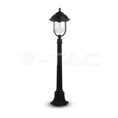 V-TAC VT-7530 Градински Фенер 1 x E27 Черен Наземен 1.1М