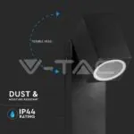 V-TAC VT-7554 Наземна Градинска Лампа GU10 Bollard Регулируема Една Посока IP44