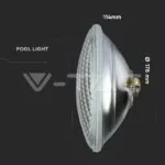 V-TAC VT-7557 Осветител за Басейн 8W PAR56 Син