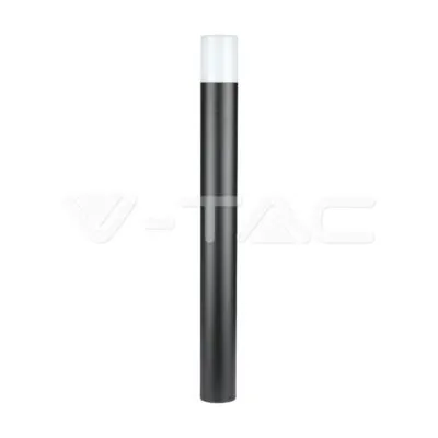 V-TAC VT-7568 GU10 Градинска Наземна Лампа Черна Цилиндър 80CM IP54