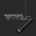 V-TAC VT-7573 GU10 Алумин Корпус Черен