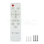 V-TAC VT-7600 48W LED Плафон С Дистанционно 3в 1 Димиращ Кристал
