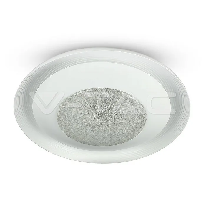 V-TAC VT-7600 48W LED Плафон С Дистанционно 3в 1 Димиращ Кристал