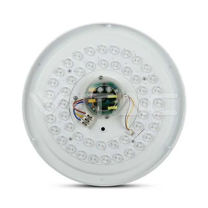 V-TAC VT-7600 48W LED Плафон С Дистанционно 3в 1 Димиращ Кристал