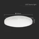 V-TAC VT-76201 24W LED Плафон Кръг Бяла Рамка 6400К IP44