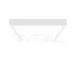 V-TAC VT-7626 18W LED Плафон Квадрат Бяла Рамка 6500К IP44