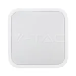 V-TAC VT-76291 24W LED Плафон Квадрат Бяла Рамка 6400К IP44