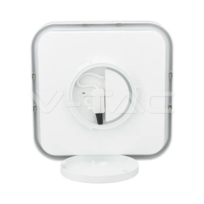 V-TAC VT-76291 24W LED Плафон Квадрат Бяла Рамка 6400К IP44