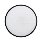 V-TAC VT-7633 18W LED Плафон Кръг Черна Рамка 3000К IP44
