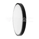 V-TAC VT-76371 24W LED Плафон Кръг Черна Рамка 4000К IP44