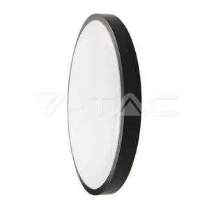 V-TAC VT-7641 30W LED Плафон Кръг Черна Рамка 6400К IP44