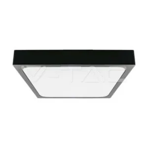 V-TAC VT-7643 18W LED Плафон Квадрат Черна Рамка 4000К IP44