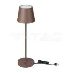 V-TAC VT-7654 2W LED Настолна Лампа 4400mA Батерия Бежово Тяло IP54 3000K