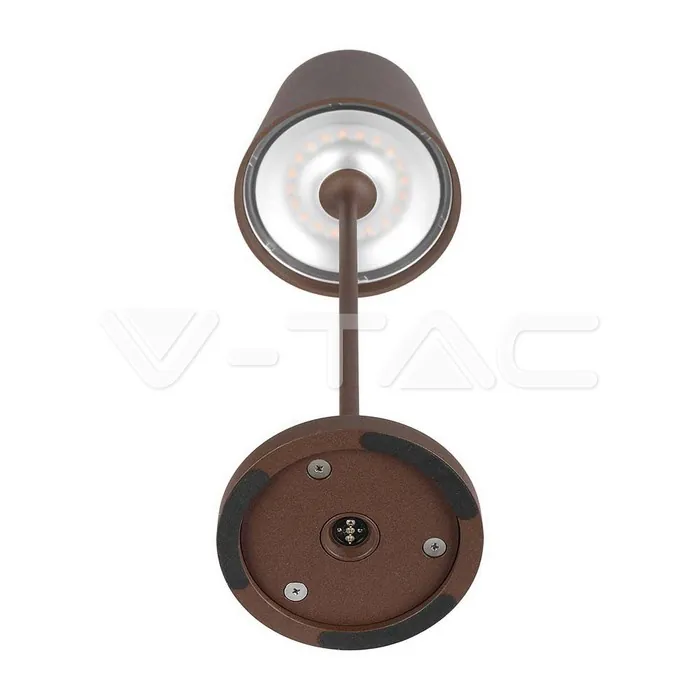 V-TAC VT-7654 2W LED Настолна Лампа 4400mA Батерия Бежово Тяло IP54 3000K