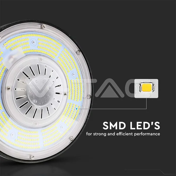 V-TAC VT-7657 200W LED Камбана MEANWELL Драйвер Димираща 6500К 200 lm/W