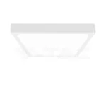 V-TAC VT-7667 24W LED Плафон Квадрат Микровълнов Сензор Черна Рамка 4000К IP44