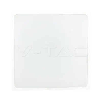 V-TAC VT-7668 30W LED Плафон Квадрат Микровълнов Сензор Бяла Рамка 4000К IP44