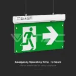 V-TAC VT-7675 4в1 Евакуационна Тебела Тест Бутон Дистанционно 6400К