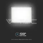 V-TAC VT-7828 20W LED Соларен Прожектор 4000K Сменяема Батерия Черно Тяло
