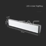 V-TAC VT-7892 100W LED Линейна Камбана 4000K