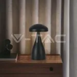 V-TAC VT-7895 LED Настолна Лампа 800mAh Батерия 120x220 3 в 1 Черно Тяло