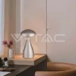 V-TAC VT-7897 LED Настолна Лампа 800mAh Батерия 120x220 3 в 1 Шампанско Тяло