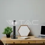 V-TAC VT-7940 LED Настолна Лампа 1800mAh Батерия 150 x 300 3 в 1 Черно Тяло