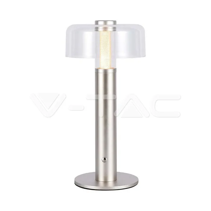 V-TAC VT-7943 LED Настолна Лампа 1800mAh Батерия 150 x 300 3 в 1 Шампанско