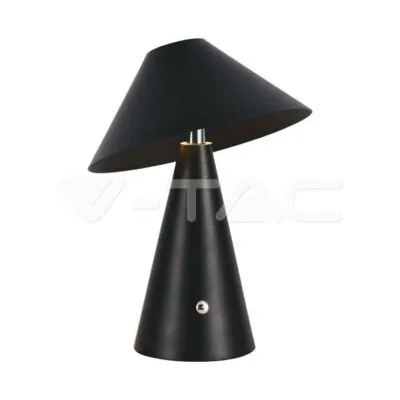 V-TAC VT-7947 LED Настолна Лампа 1800mAh Батерия 180 x 240 3 в 1 Черно Тяло