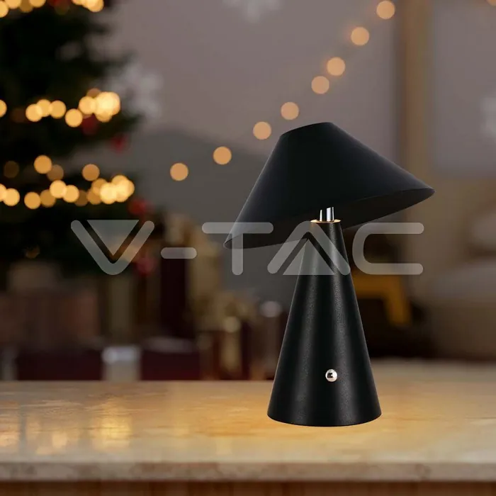 V-TAC VT-7947 LED Настолна Лампа 1800mAh Батерия 180 x 240 3 в 1 Черно Тяло