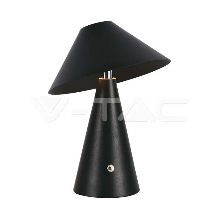 V-TAC VT-7947 LED Настолна Лампа 1800mAh Батерия 180 x 240 3 в 1 Черно Тяло